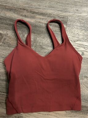 lululemon athletica red tank top